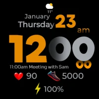 OT | Sporty Color Watch Face